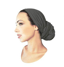 Pre-tied Headwear Versatile Ties Gray Bandana Tichel Head-scarf ...037
