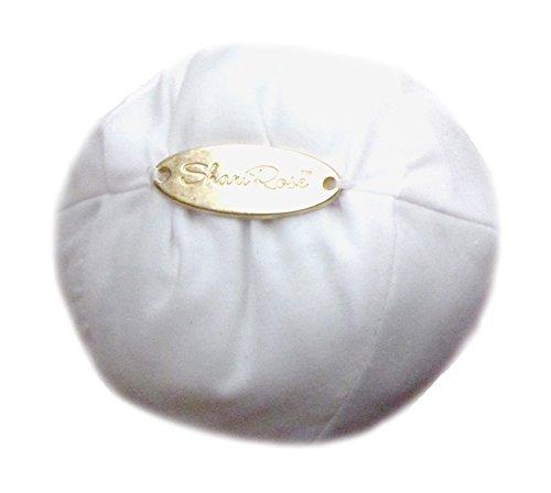 The Perfect Voluminous Hair Bun for Wig Tichel Hair Snood Head-scarf Head-cover: White Hair Volumizer (Small white - 091)