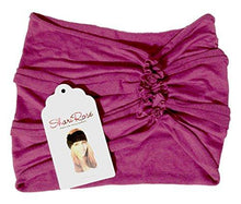 Stretch Chunky Wide Head-band, Hair-band, Boho Chic Head-wrap (Fuchsia - 391)