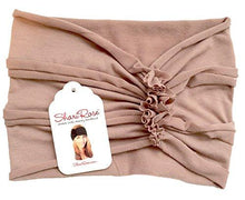 Stretch Chunky Wide Head-band, Hair-band, Boho Chic Head-wrap, Soft Cotton, ShariRose (khaki - 414)