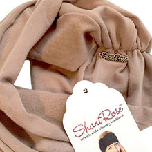 Stretch Chunky Wide Head-band, Hair-band, Boho Chic Head-wrap, Soft Cotton, ShariRose (khaki - 414)